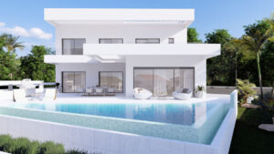 5 Bedroom, Detached Villa in Estepona with Seaview